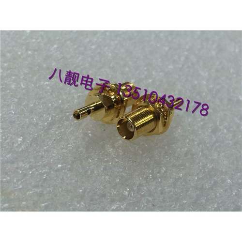 RF射频连接器 MCX-KY-1带螺母可固定MCX母分体式接线头适配1.13线