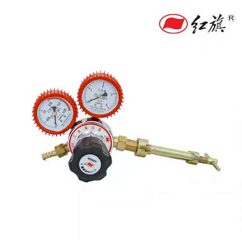 厂家直销 红旗仪表 YQE213减压器乙炔减压器 调压器稳压器压力表