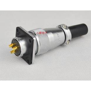 威浦航空插头插座TQ插头 10芯 Z法兰插座 2芯 开孔20MM WS20 正品