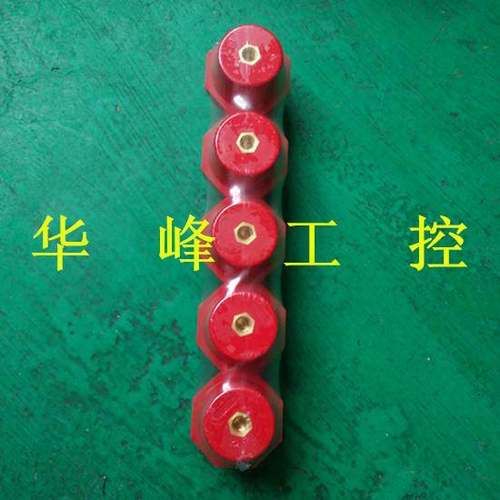 海坦自动化 纺锤形红色绝缘子 SM系列 SM7120 螺纹M10高度52铜芯