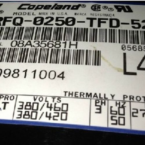 CRFQ-0250-TFD-522 CRGQ-0250-TFD-523全新原装谷轮活塞压缩机