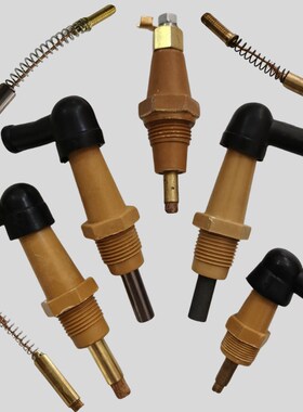 离合器电刷M8MM6mm碳刷印刷机压痕机切纸机DLM10铣床机床配件