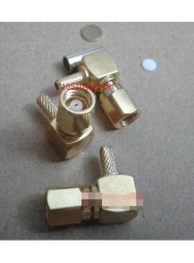 高频SMC-JW-1.5馈线接头 SMC公弯头90°射频头 适配316射频同轴线