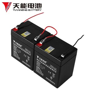 12V4.5A卷闸门控制器电池UPS电梯消防电源 天能24V电动卷帘门电瓶