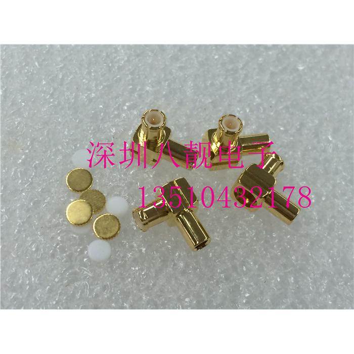 射频连接器 MCX-JW-JB2 MCX弯公头内针 可接半柔线半钢线 SFT/SFX