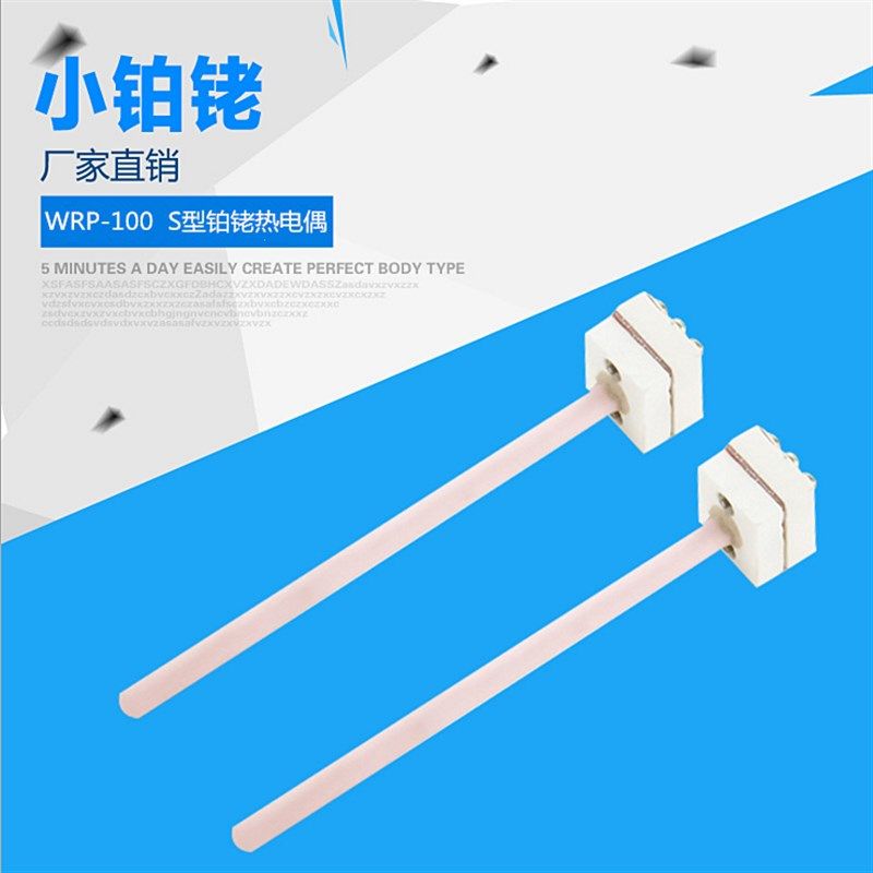 铂铑热电偶 WRP-100型小铂铑热电偶 S型热电偶/马弗炉实验炉专用