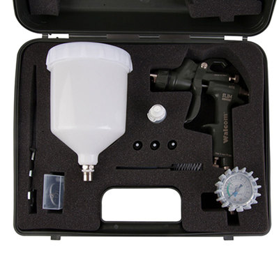 意大利WALCOM威彩喷枪碳纤维喷漆枪面漆上壶高雾化钣喷设备喷漆枪