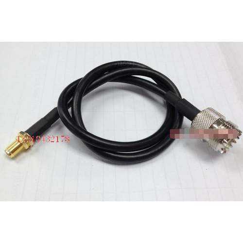 高频UHF/SMA-KK 射频馈线 UHF外螺内孔转SMA外螺内孔 SYV50-3线