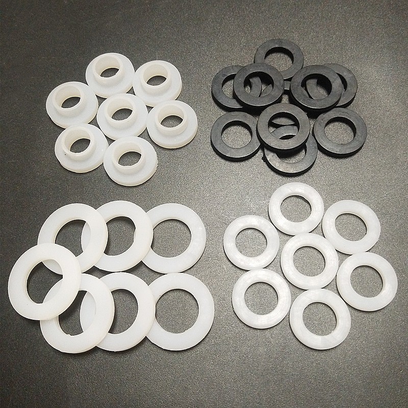 4分6分硅胶密封圈热水器水管凹凸垫片波纹管橡胶垫圈花洒皮圈平垫