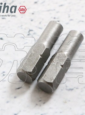 德国Wiha威汉7103转接头1/4 6.35mm转4mm适用于4mm精密批头39964