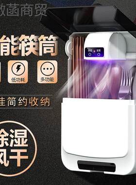 能筷子消智毒机小型zh-022家用杀菌风干防挂壁式尘餐具纳盒新款收