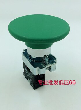 XB2-BR31 BR42 BR21 绿色红色蘑菇头按钮自复位蘑菇头按钮 60MM