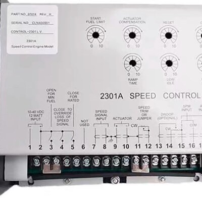 2301A速度控制模块WOODWARD伍德沃德9907-014调速板器转速控制器