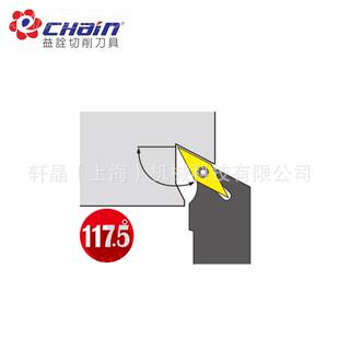 益诠 1212K11 数控外圆外径车刀杆 主偏角台17.FEU5 SVQBR 湾