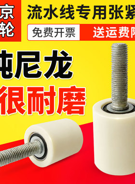 张紧轮46*52尼龙压线轮 流水线压轮防撞轮 靠轮边轮
