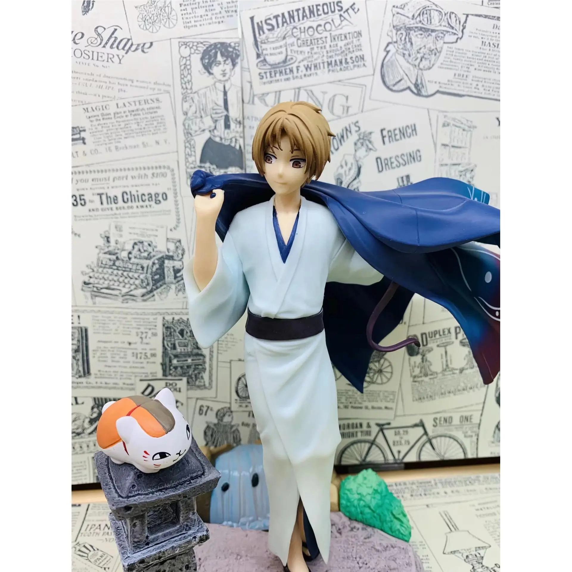 夏目友人帐 剧场版 夏目贵志 斑 猫咪老师 模型 摆件 盒装