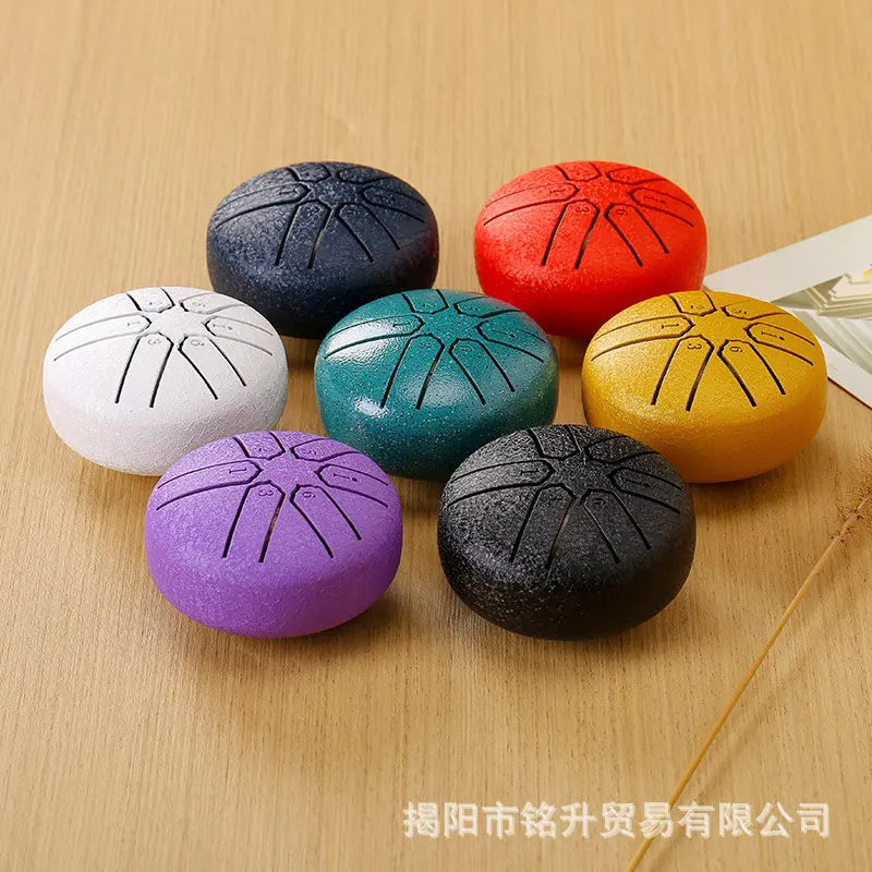 3寸6音空灵鼓打击乐器少儿玩具乐器 tone steel tongue drum