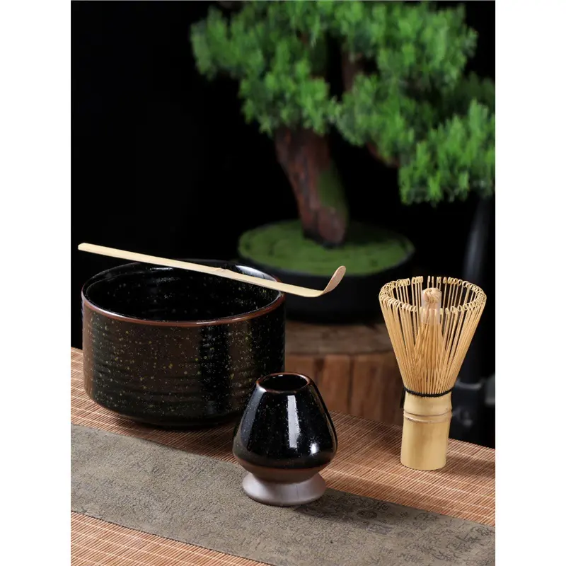 茶筅套装日式宋代点茶器家用抹茶工具刷子竹制茶碗茶道配件