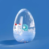 创意新款 饰工厂 卡通可爱桌面油滴漂浮摆件办公书桌入油液体装