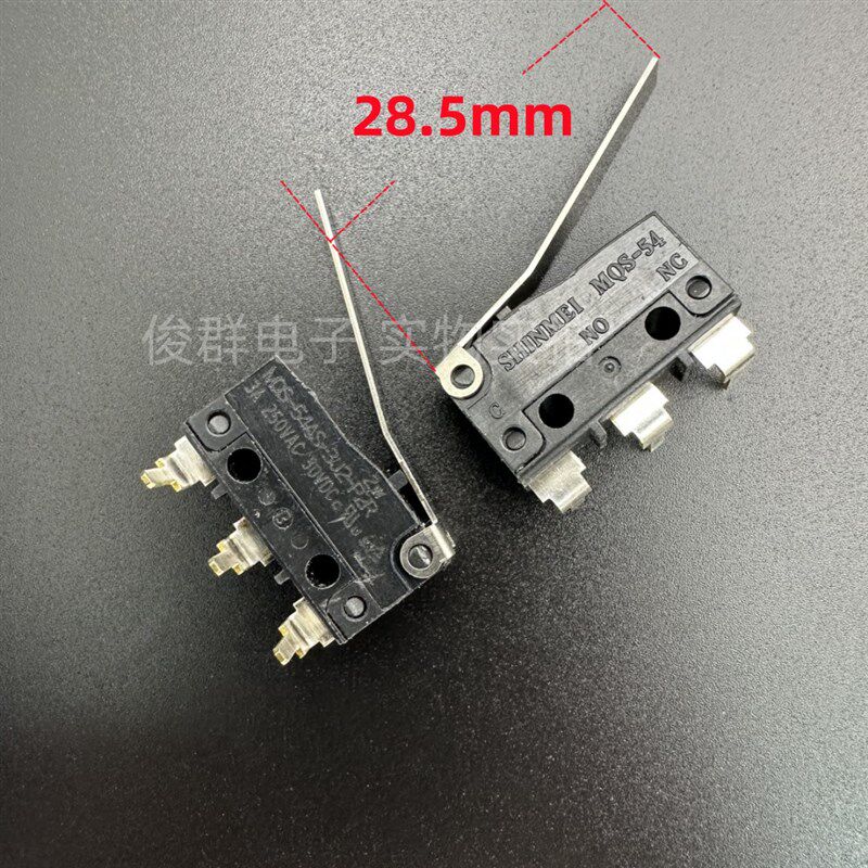 日本神明SHINMEI MQS-54AS-3J2-P2R微动开关3脚3A行程限位轻触按