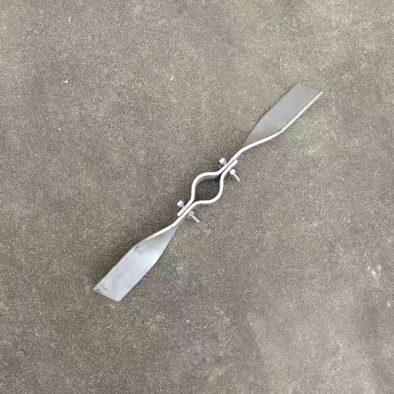 不锈钢304/316对夹叶片 减速搅拌机桨叶 抱箍叶片一字叶片 搅拌叶