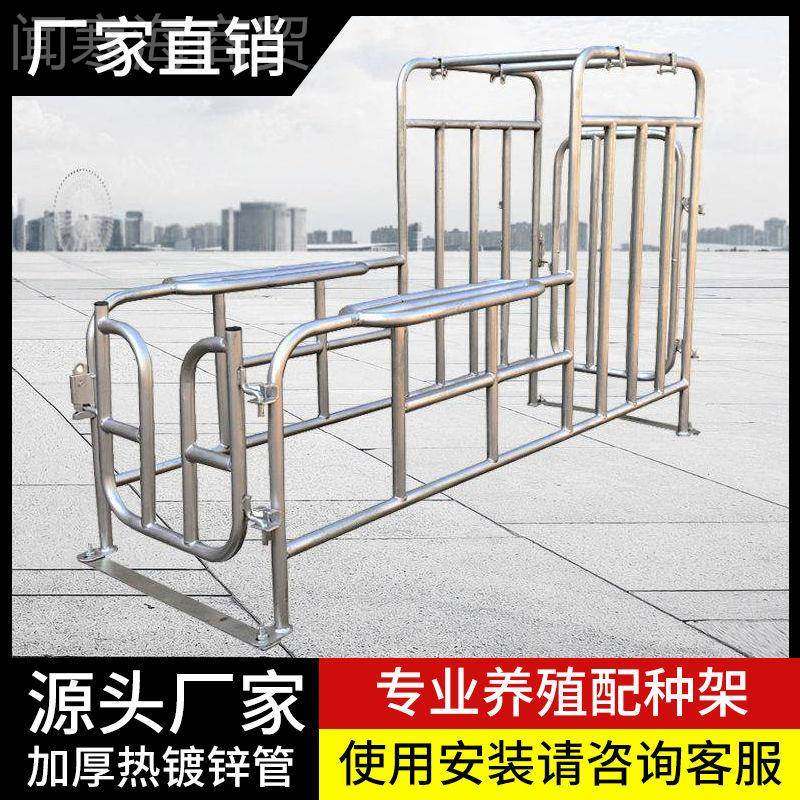 公猪爬架仿真假母台人工配架母配种器猪种栏采配精架FEN挡其他种