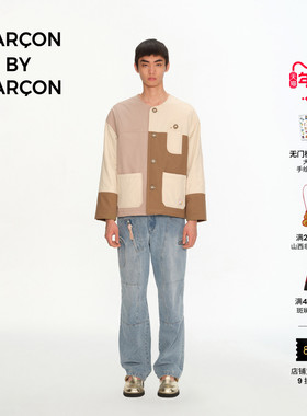 GARCON BY GARCON 拼色口袋装饰充棉射击外套