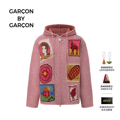 GARCON BY GARCON 25秋冬 HOME SWEET HOME 针织毛衣开衫