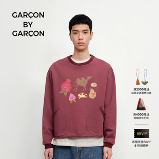 GARCON BY GARCON 25秋冬 HOME SWEET HOME 印花卫衣
