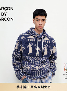 GARCON BY GARCON 25秋冬 HOME SWEET HOME 羊羔毛卫衣