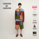 手绣故事拼色圆领毛衣开衫 GARCON NEED SUN 25春夏