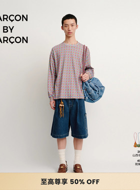 GARCON BY GARCON 25春夏棉质太阳满印碎花长袖T恤