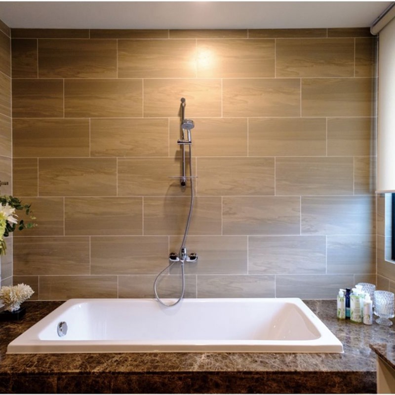 spc石晶墙板仿大理石木纹卫生间防水翻新专用石塑板仿瓷砖墙板