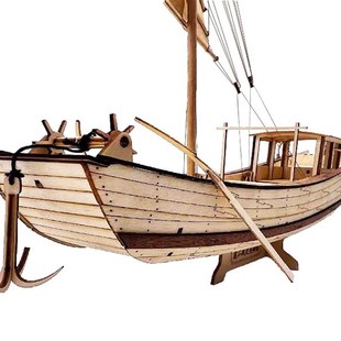 渡江战役英雄船青少年全国爱海疆比赛木质拼装帆船纸质纸质船模型
