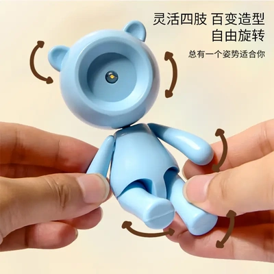 卡通led旋转变形学生宿舍学习阅读暖光灯