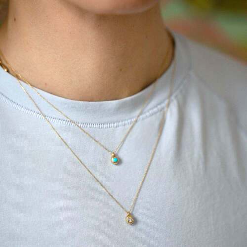 锈钢DIY础活基口链不大JXNK2509K全12生辰石吊坠项链炉内真空电镀