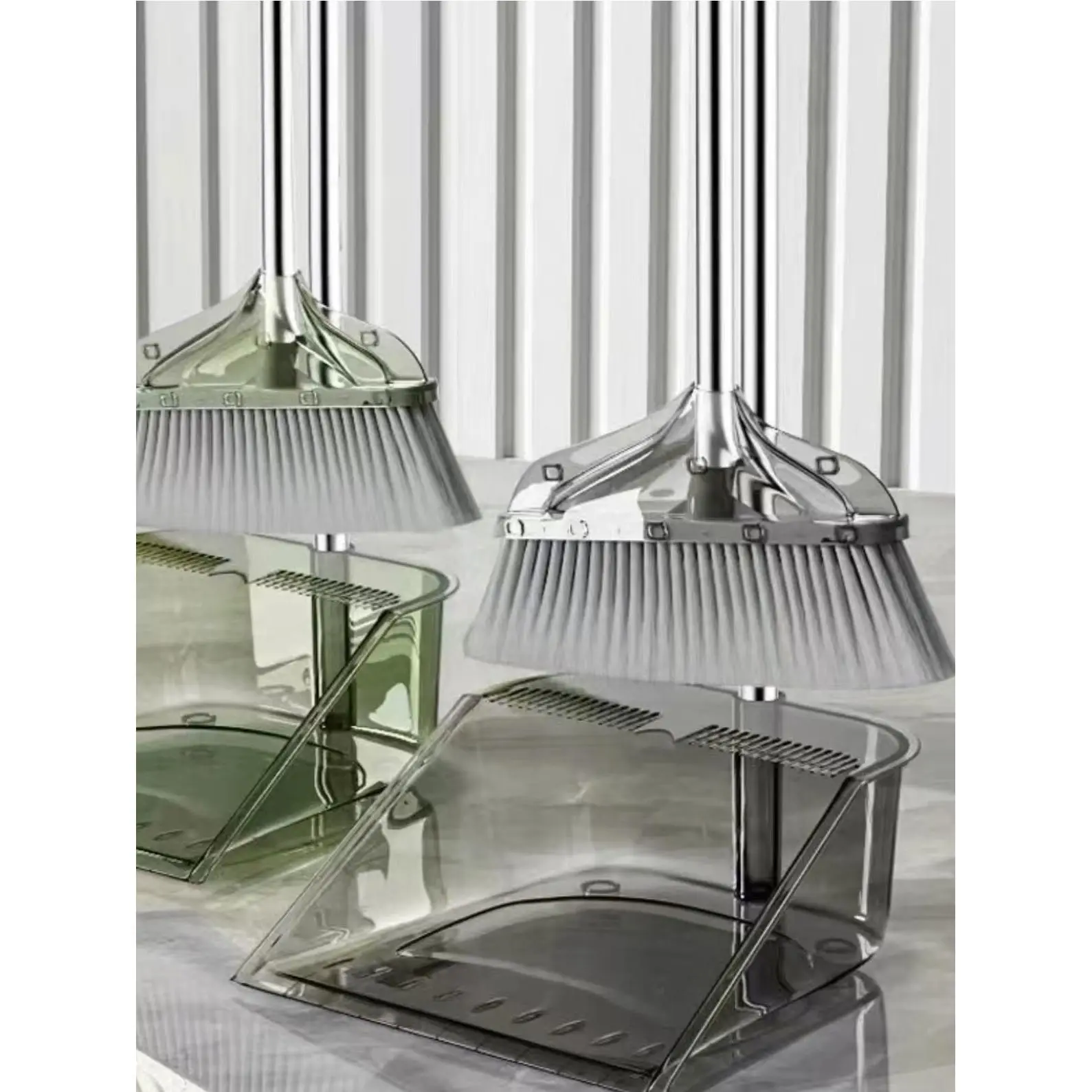 扫把套装簸箕组合家用2025新款透明轻奢不粘头发笤帚撮箕扫地扫把