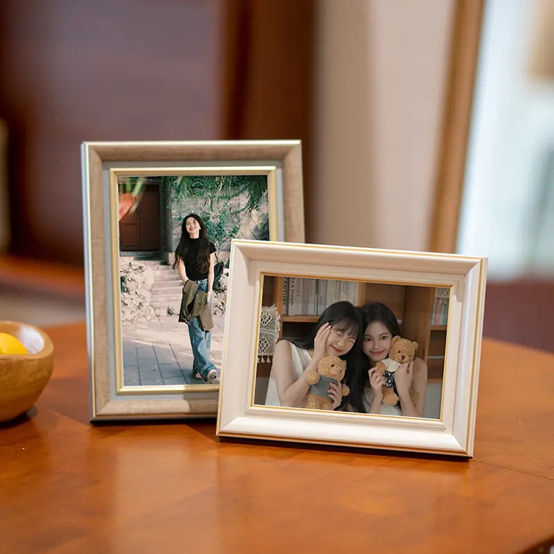 美式ins风相框6寸相框摆台8寸710寸横框高级画框照片装饰框架