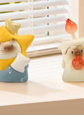 正版猫摆猫卡PAID-QJMH-7一缕温暖盲件通萌宠盒暹罗猫公室治愈系