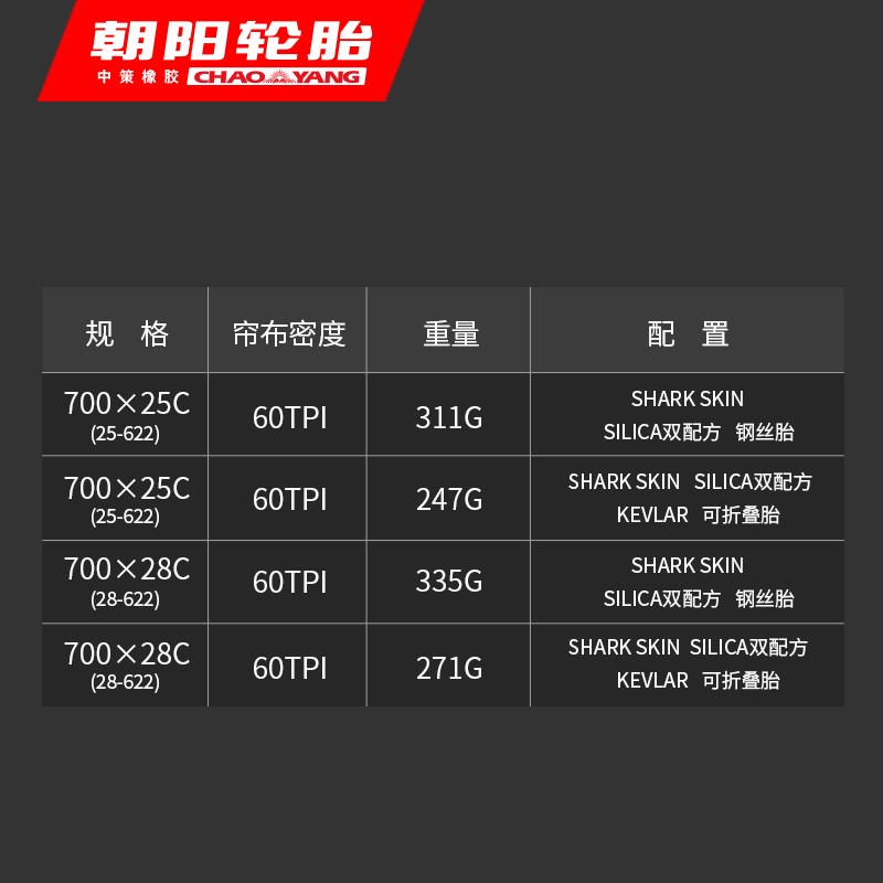 朝阳轮胎国潮“中国结”国风700X25/28C H-498公路自行车折叠胎ll
