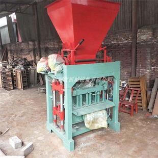 小型移动免烧制砖机 4-35小型空心打砖机砌块成型机 混凝土打砖机