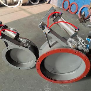 气动通风蝶阀调节风阀除尘烟气管道dn400,500冷风碳钢不锈钢风门