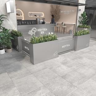 户外铁艺围栏外摆隔断花箱组合防锈花坛商业街广场不锈钢花槽定制