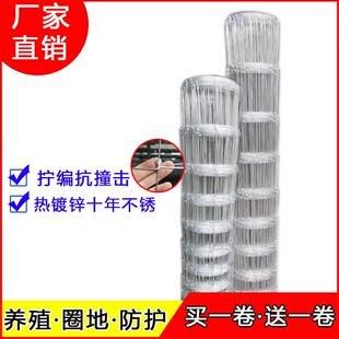 镀锌牛栏网铁丝网围栏隔离栅栏钢丝网户外养牛羊养殖网果园防护网