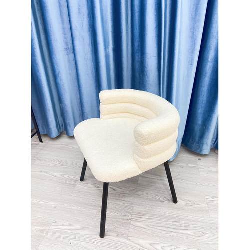 北欧ins圆弧椅子网红化妆椅书桌椅梳妆椅餐椅家用圆圈靠背椅凳子