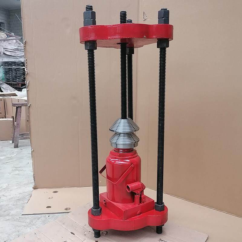 70吨空心千斤顶液压手动压链销机挖掘机履带拆销器纯手动拆卸120T
