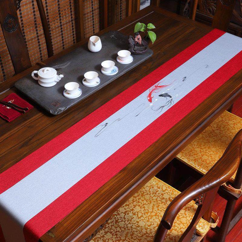 桌布茶席垫子防水桌旗新中式禅意高端茶布茶桌布茶盘茶垫杯垫桌垫,居家布艺,茶席,淘宝优惠券,粉丝福利购,淘宝优惠卷