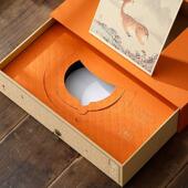 高档普洱茶叶礼盒空盒357g200g150g小茶饼包装 盒通用福鼎白茶礼品