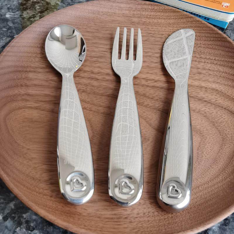 316不锈钢小勺子 儿童刀叉勺三件套 宝宝调羹叉子 304叉勺两件套,餐饮具,西餐餐具套装,淘宝优惠券,粉丝福利购,淘宝优惠卷