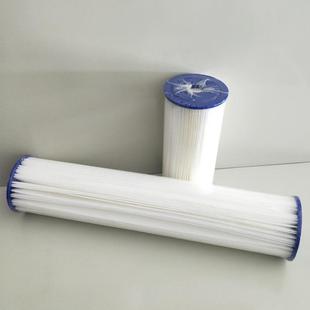 10寸20寸大胖纸折叠滤芯大胖滤壳通用大流量工业水泳池水地下水